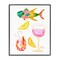Stupell Industries Summer Seafood & Wine Framed Giclee, design by EttaVee